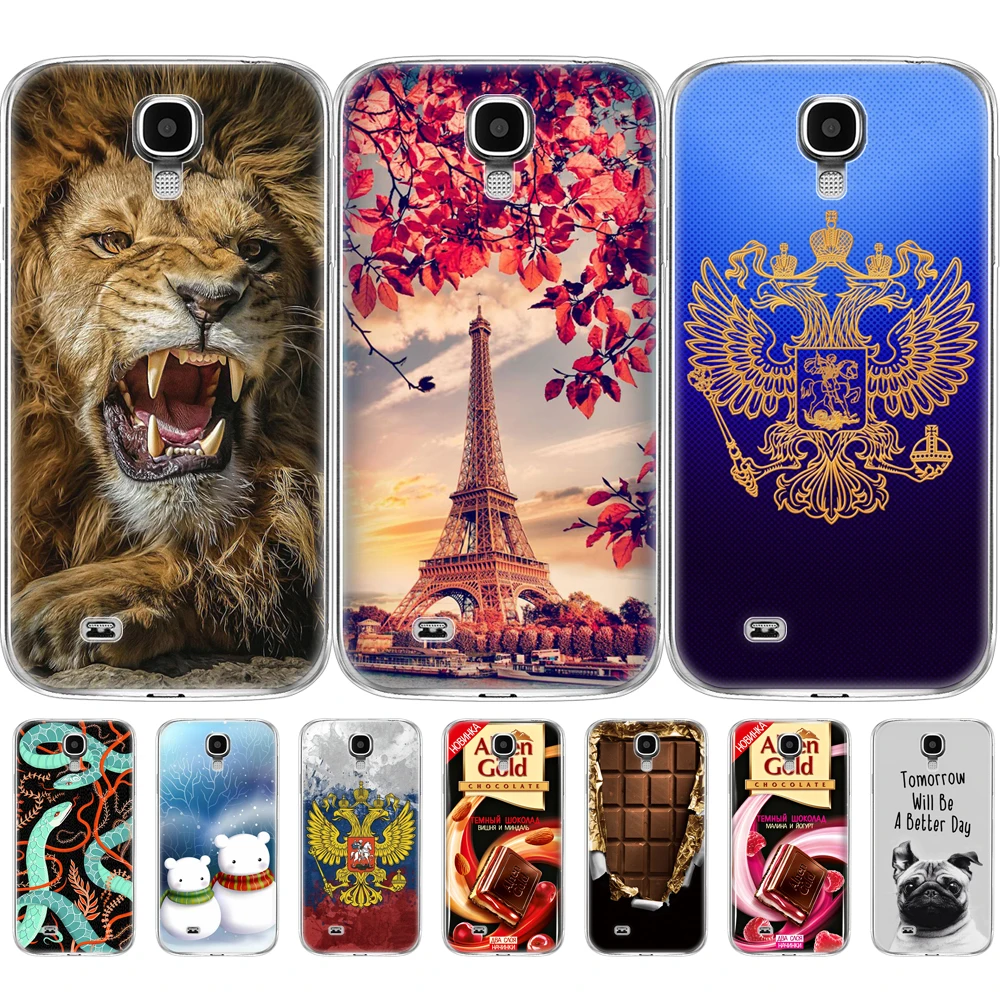 Силиконовый чехол для Samsung Galaxy S4 i9500 бампер Funda Hoesje защитный S 4 Мягкий ТПУ телефона