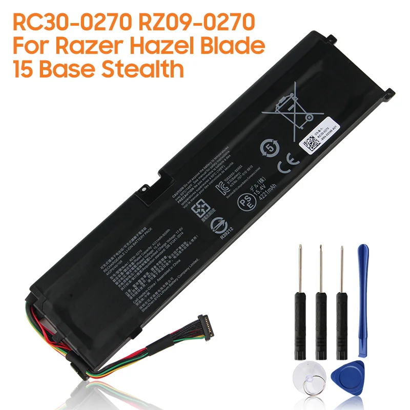 

Original Replacement Battery RC30-0270 RZ09-0270 For Razer Hazel Blade 15 Base Stealth 2018 Series Authentic Battery 4221mAh