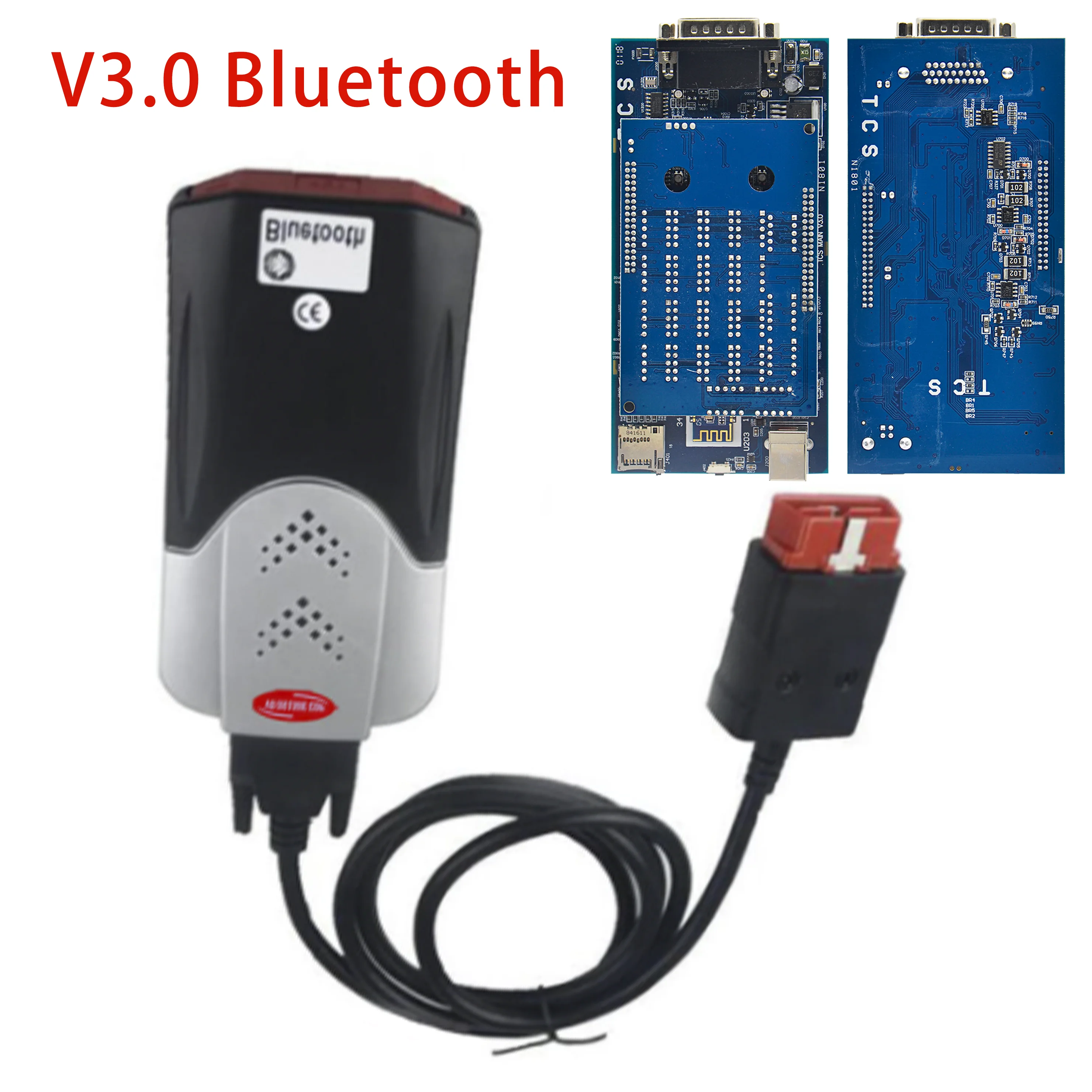 AUTOCOM Tcs CDP Obd2 сканер PRO 2017.R3 Bluetooth-совместимый для автомобиля грузовика