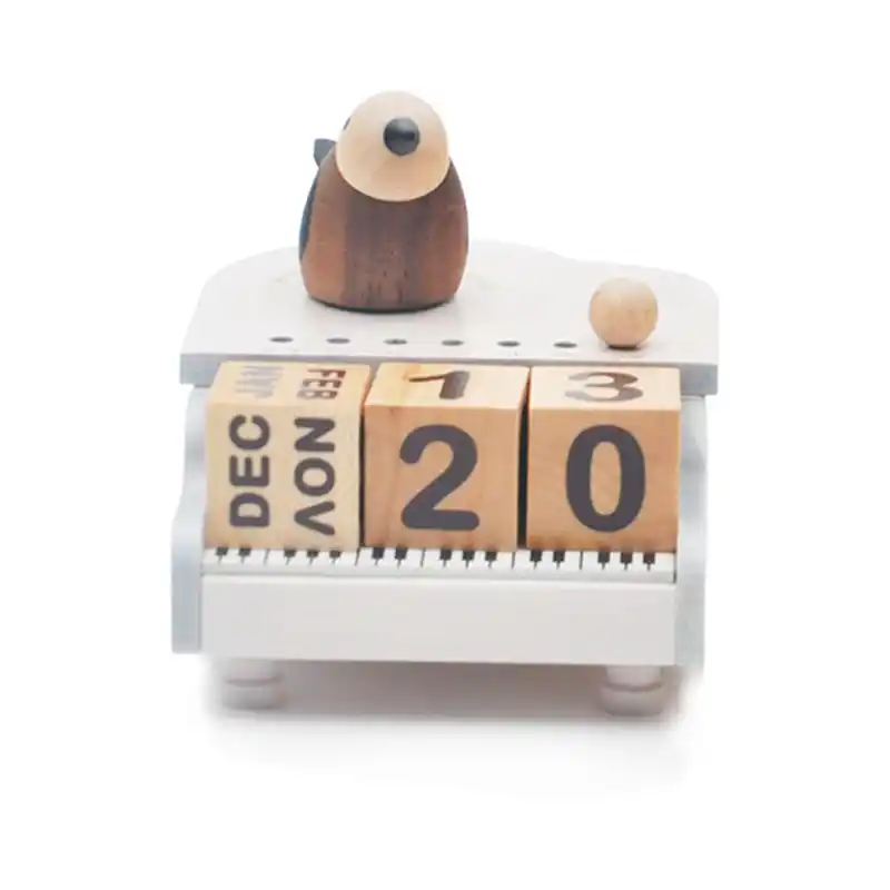 Kawaii Little Bird Calendario Perpetuo Fai Da Te Forma Di Pianoforte In Legno Spin Music Box Decorazione Regalo Di San Valentino Creativo Per Ragazza Calendari Dell Avvento Aliexpress