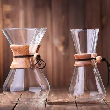 

Heat Resistant Glass Coffee Pot Coffee Brewer Cups Counted Coffee Maker Barista Percolator