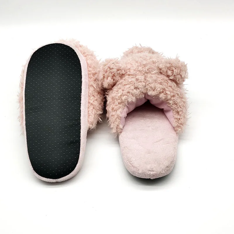 Unisex Cute Pig Animal Slipper For Women Girls Fashion Fluffy Winter Warm Slippers Woman Cartoon House Slippers Funny Shoes
