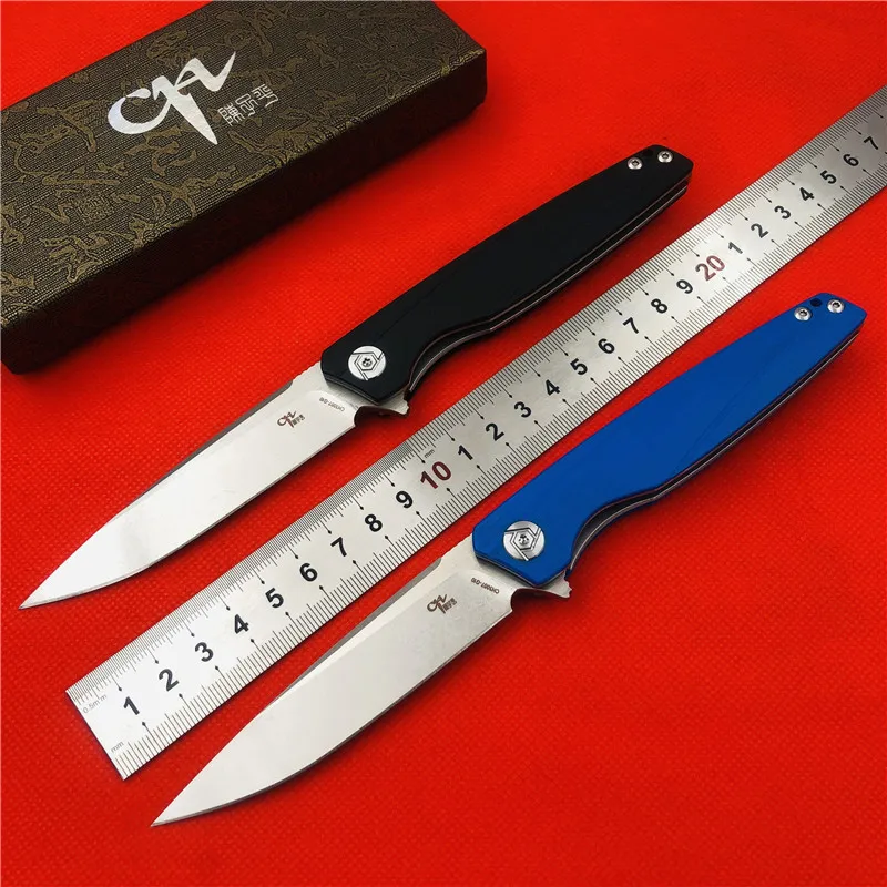 CH CH3007 D2 складной нож G10 Ручка Открытый Кемпинг подшипник флип Рыбалка Тактический выживания бушкрафт военный edc Мульти инструменты