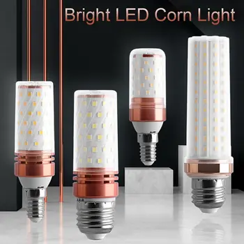 

Super long life E27 E14 12W 16W 24W 30W LED lamp Corn Bulb AC85-265V No Flicker 2835 SMD LED light / lighting