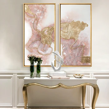 

Simple hand-painted Oil Painting Abstract Modern Decorative Painting The Living Room Entrance Vertical Version Of Mural Painting