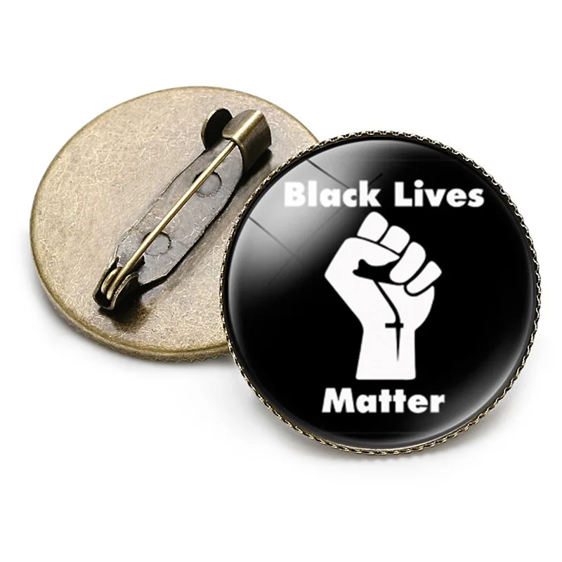 Брошь с эмалью Black Lives Matter брошь в форме парада мира сувенирная значок Ювелирное