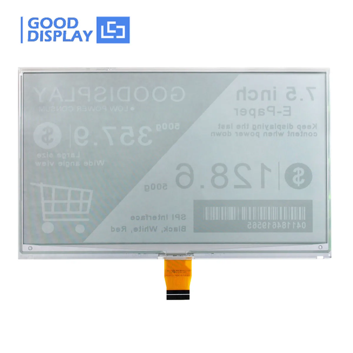 Goodisplay Raspberry pi E-ink Tela Fabricante 7.5 e Exibição de Papel Gdey075t7 - Imagem 3