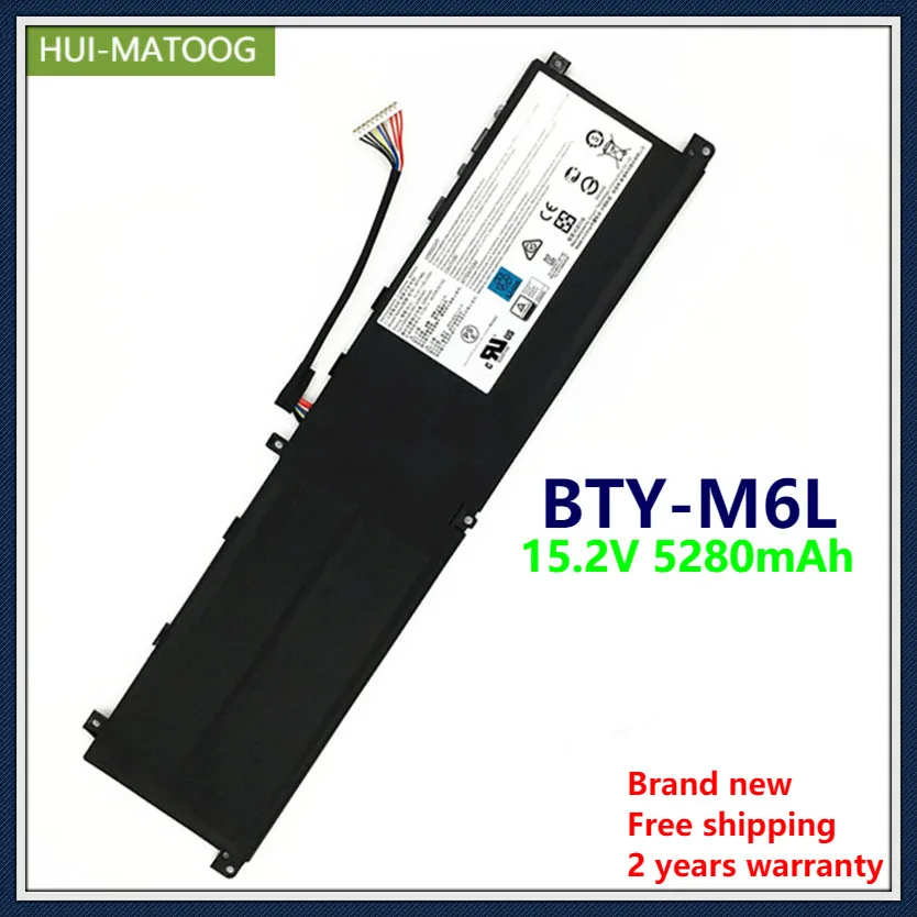 Аккумулятор для ноутбука аккумулятор MSI BTY-M6L 4ICP8/35/142 GS65 PS42 8RB GS75 PS63 8RC Stealth 8SG 8RE-014CN