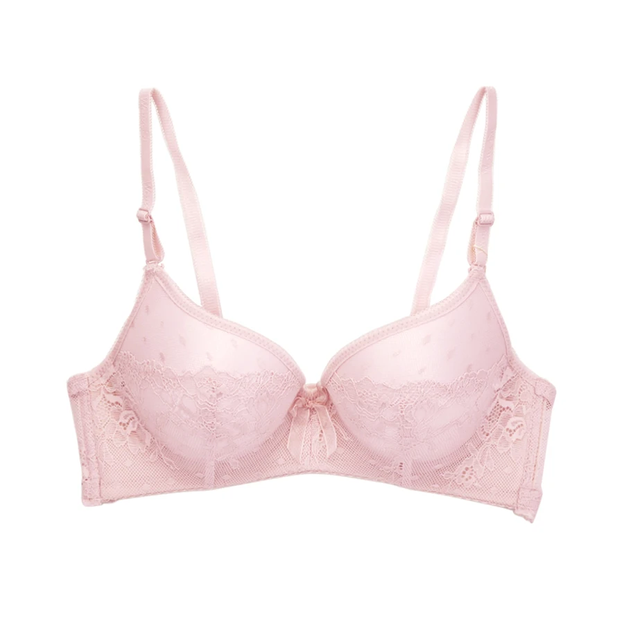Women's Sexy Lace 3/4 Cup Push up Everyday Bra Comfortable Underwear Weiyesi Solid color Lingerie