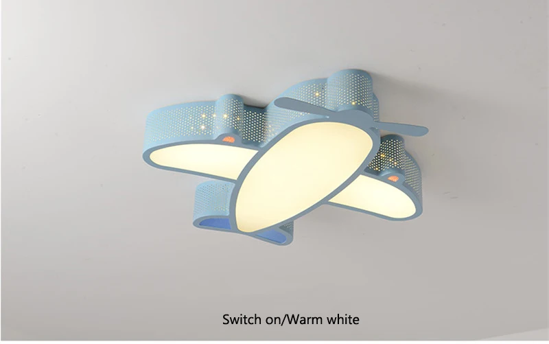 Cartoon Airplane Kids Ceiling Light