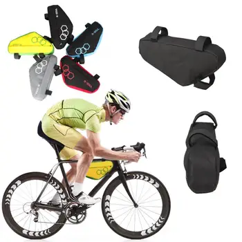 

B-SOUL Bike Bicycle Cycling Bag Front Tube Frame Phone Waterproof Bicycle Bags Triangle Pouch Frame Holder Bicycle Accessories