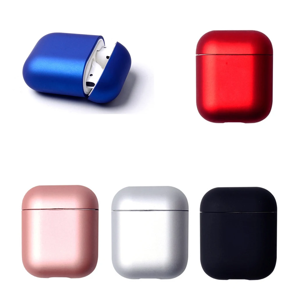 Цветной ударопрочный жесткий чехол для наушников Apple AirpodsCover гарнитура AirPods Split