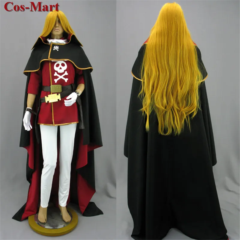Костюм для косплея аниме Uchu Kaizoku капитан Harlock Emerar модная униформа женский костюм