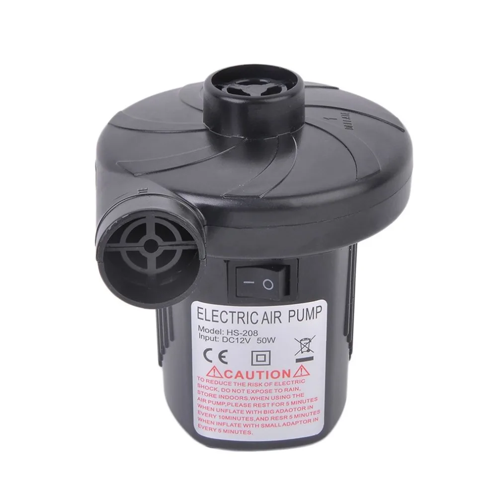 Профессиональное использование DC12V 50W автомобильная электрическая система воздушного насоса для надувной матрас для кемпинга лодка игрушка Надувное мобильное ИСПОЛЬЗОВАНИЕ