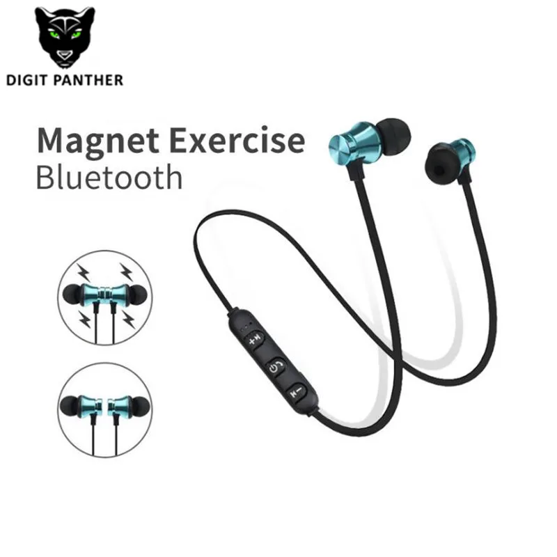 Фото DigitPanther XT11 магнитные Bluetooth наушники беспроводные Спортивная гарнитура для iPhone Xiaomi DigitPanther XT11 магнитные Bluetooth наушники беспроводные Спортивная гарнитура для iPhone Xiaomi