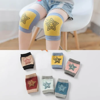 

1 Pair Kids Baby Crawling Kneepads Anti-Slip Knee Unisex Baby Toddlers Kneepads Knee Elbow Pads Kneecaps