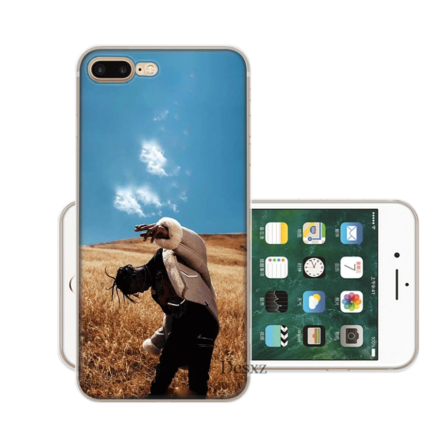 Мобильный чехол для телефона Iphone X XS Max XR 6 6S 7 8 Plus 5 5S SE жесткий чехол Трэвиса Скотта хип-хоп