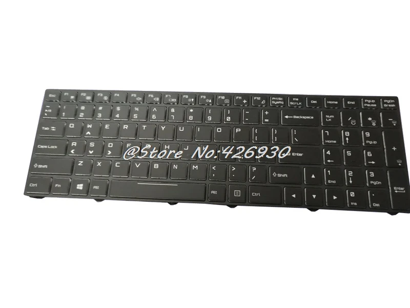 Американская английская клавиатура с подсветкой для CLEVO N850 CVM15F23USJ4309 6 80 N85H0 011 1