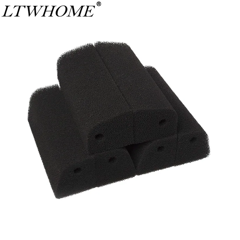 

LTWHOME Design Aquarium Active Carbon Sponges Compatible with Ferplast Bluclear 07 Sponges Fit for Bluwave Internal Filter