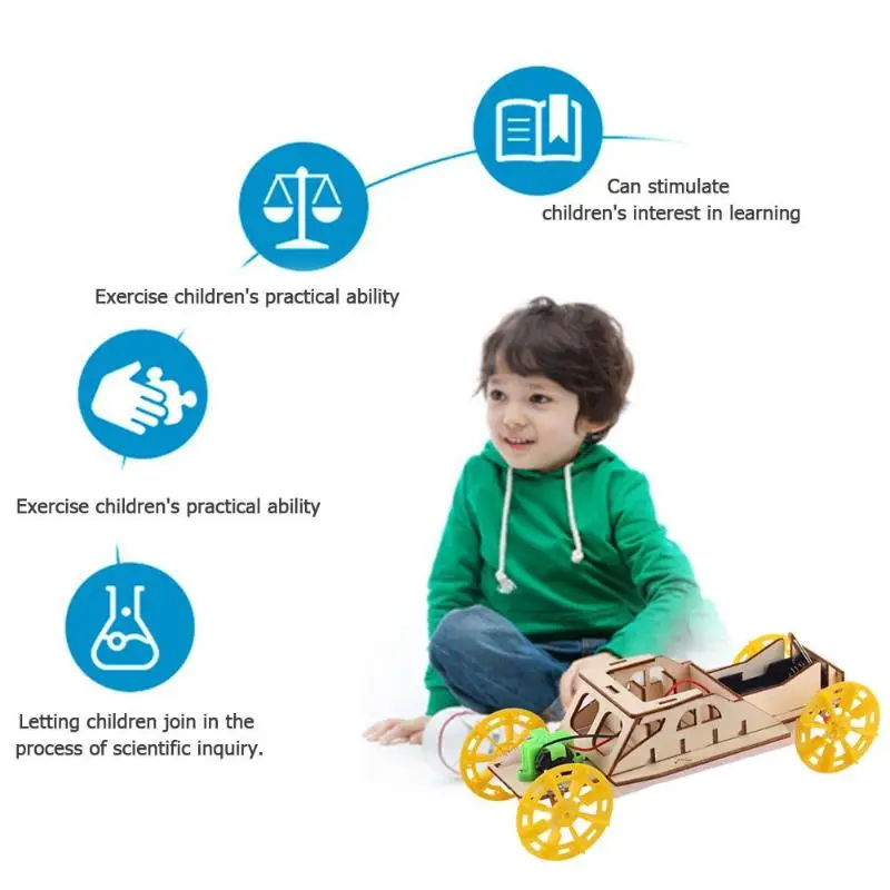  DIY Cars Exercise Imagination and Logical Thinking Teaching Aids School Project Science Technology  - 4000544432805