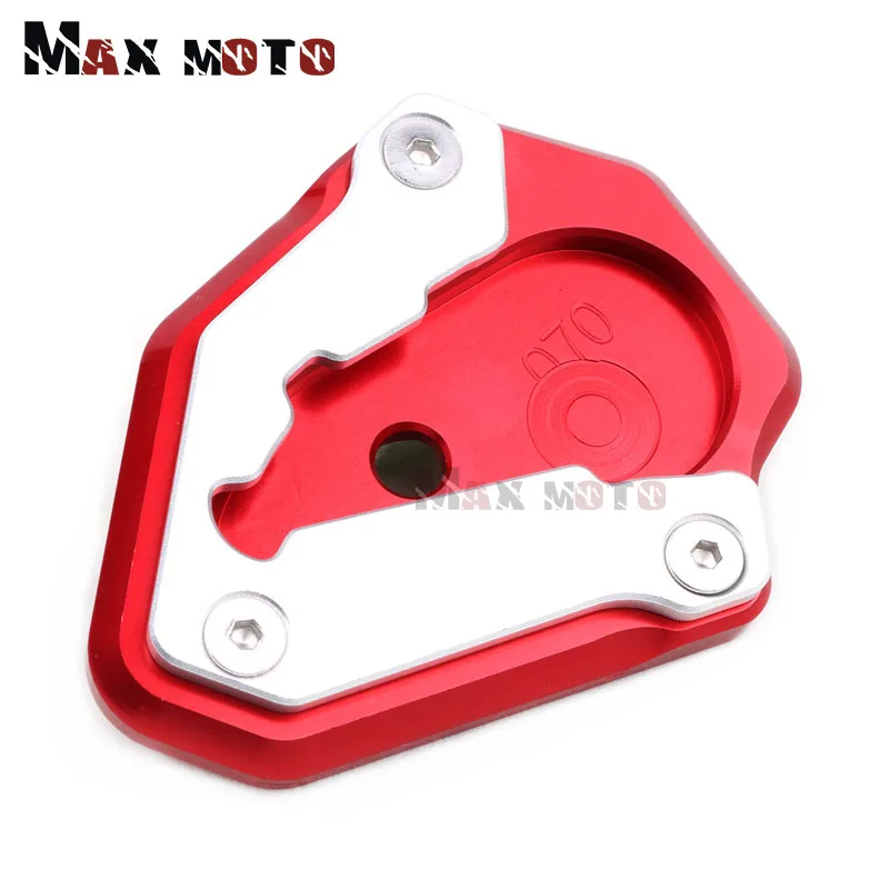 Motorcycle CNC Kickstand Foot Side Stand Extension Pad Support Plate Enlarge Stand Cover For Ducati 848 1098 1199