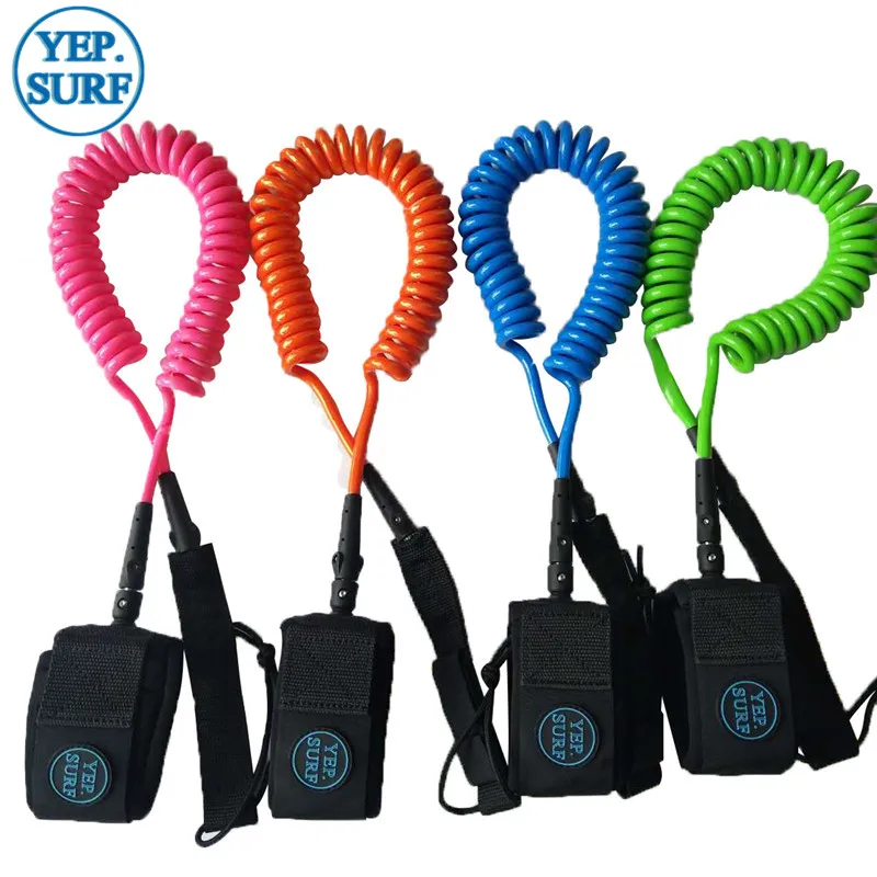 Surfboard 11ft Leash 8mm Surf black/blue/pink/green/clear black color