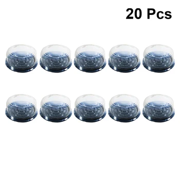 

10/20pcs 8 Inch Transparent Cake Box Plastic Cake Boxes And Packaging Transparent Clear Cupcake Muffin Dome Holder Cases Wedding