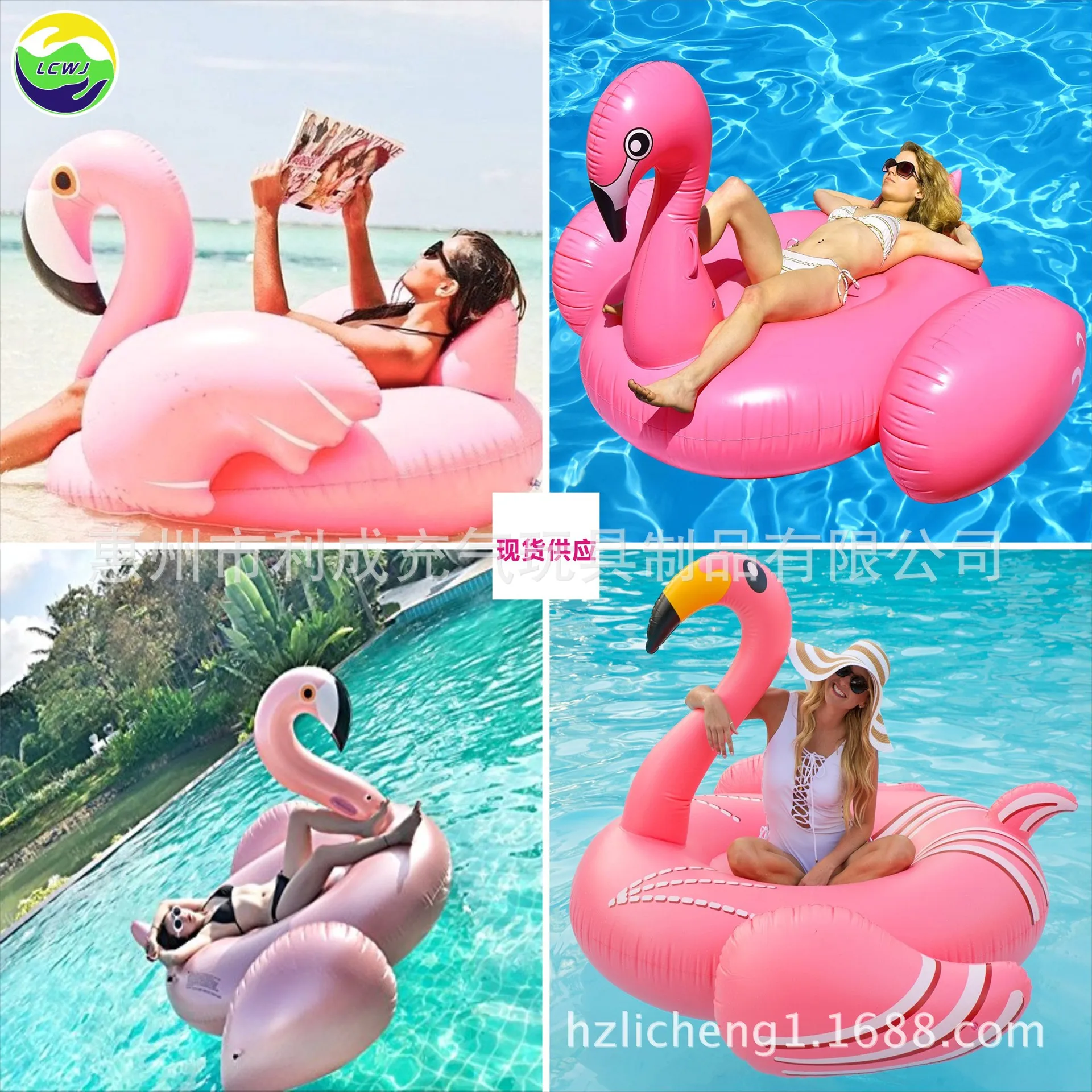 Flamingo Overwater Floating Mat Currently Available Inflatable Flamingo Floating Row Environmentally Friendly PVC Thick Oversize
