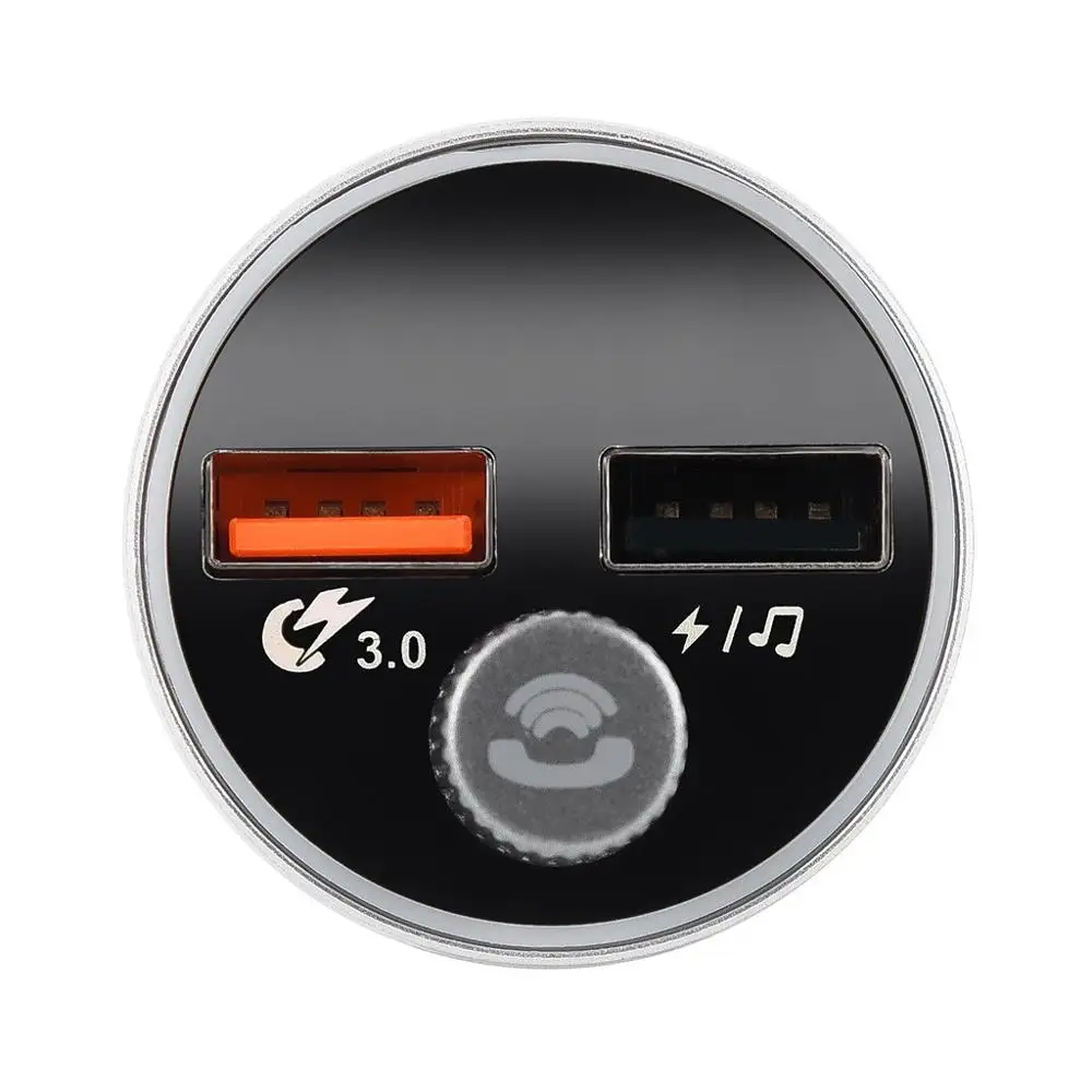 12-24V беспроводной Bluetooth Автомобильный fm-передатчик радио адаптер 5 V/3.0A USB зарядное устройство lcd MP3-плеер модулятор громкой связи вызов#608