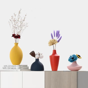 

Jia-gui luo Modern Ceramic wedding vase jarrones decorativos moderno vase decoration home living room decoration A018