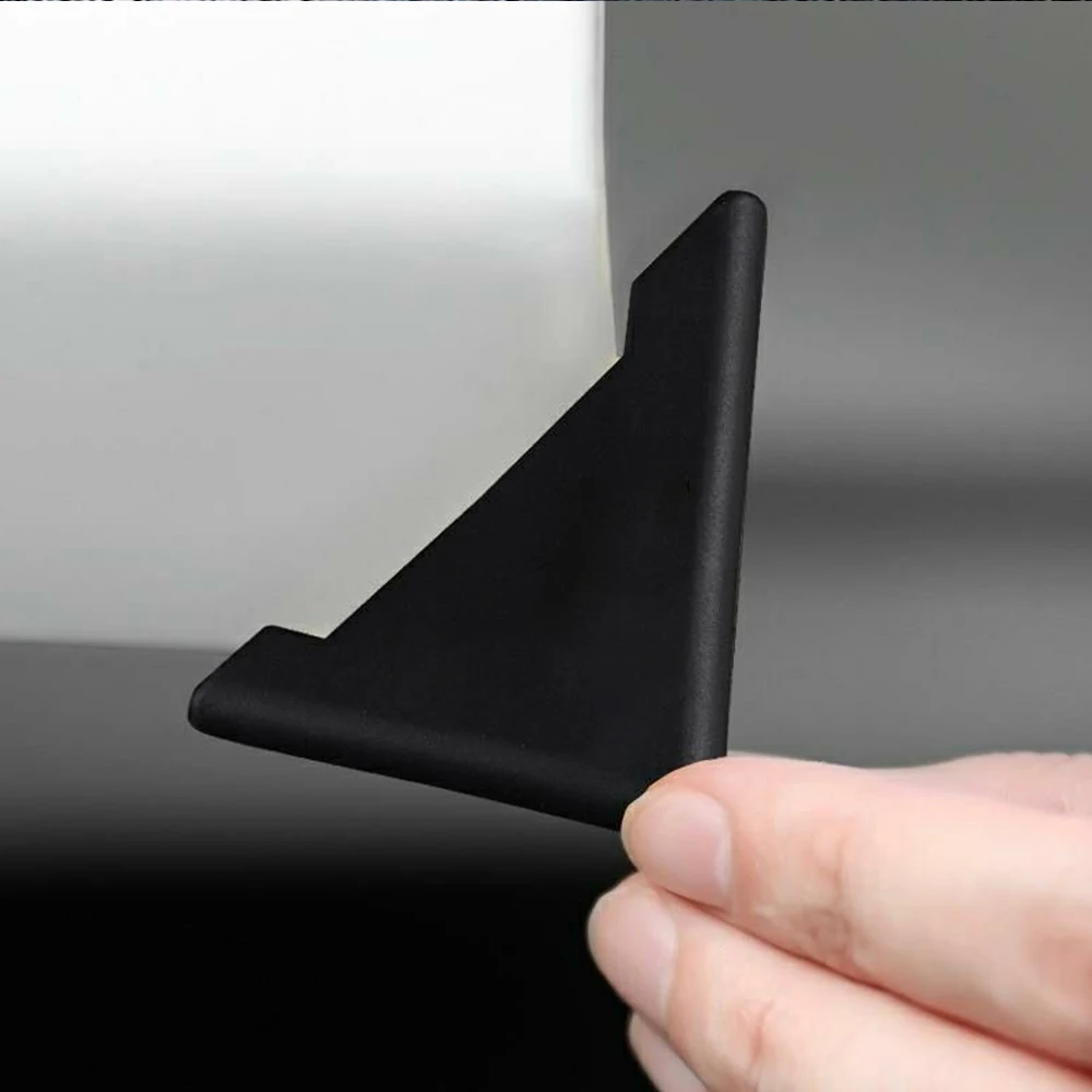 2Pcs Car Door Corner 90 Degree Angle Cover Bumper Crash Guard Sticker For Honda City Mugen Insight Civic Vtec Fit CR-V XR-V UR-V