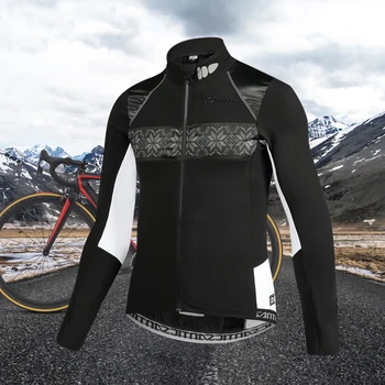 

Santic 2019 New Men Outdoor Cycling Jackets Pro Fit WARM+ Fabric Cycling Fleece Jackets Coats Thermal Jackets Keep Warm M7C01080