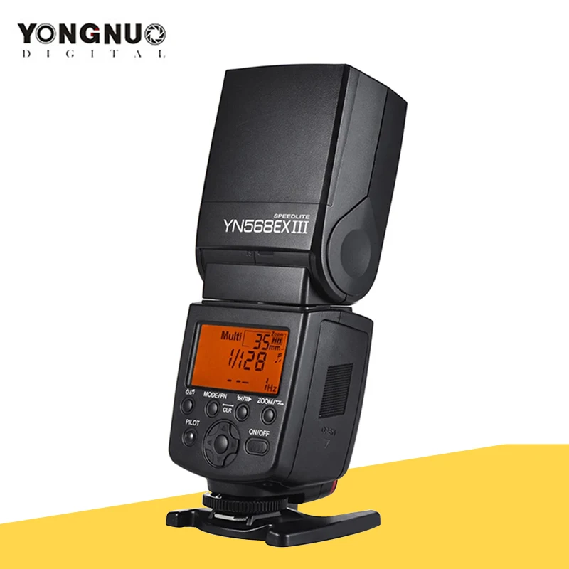 Беспроводная вспышка YONGNUO YN568EX III speediii TTL HSS для Canon 1100d 650d 600d 700d Nikon D800 D750 D7100 |