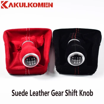

Top quality Suede Leather replacement Turning Gear Shift Knob boot cover Gaiter For Audi A3 S3 8V-8P S-line 2007-2013