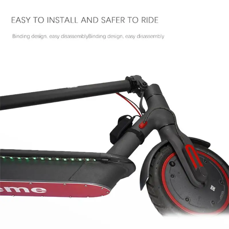 Складная светодиодная лента для электрического скутера M365 Pro, водонепроницаемый светильник, полоса шасси, ночная лампа, скейтборд, ночной велосипедный защитный светильник