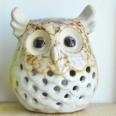 OWL Свеча в форме Совы держатель простой керамический подсвечник винтажный Европейский стиль свеча в форме Совы палочка романтическое украшение для дома 50XX011 - Цвет: OWL