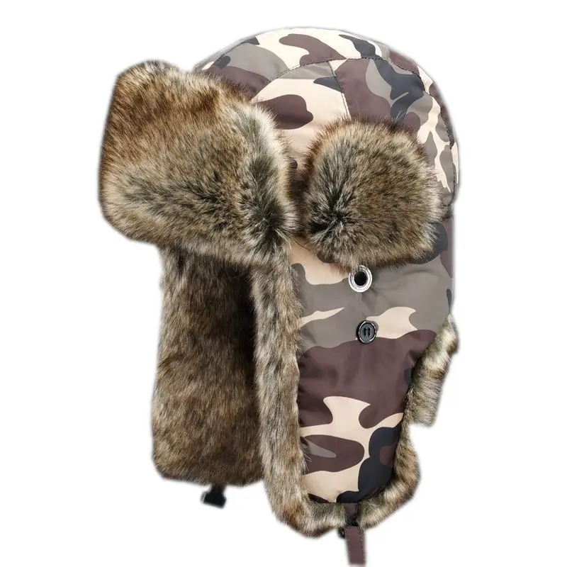Ski Cap Russia Hat|Men's Bomber Hats 