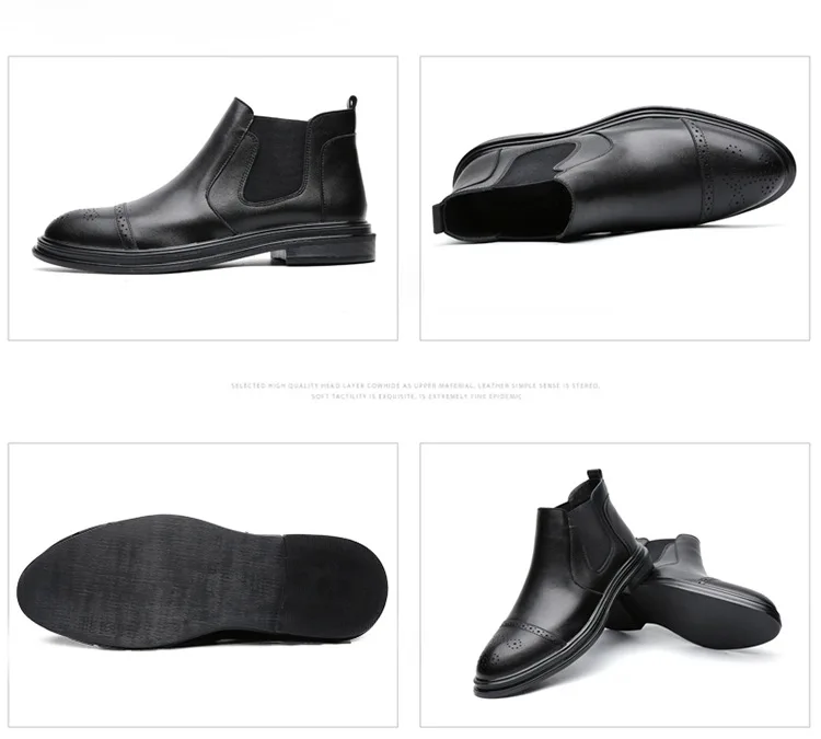 Мужские ботинки с острым носком; Молодежный тренд; ботинки с резным узором в британском стиле; мужские Ботинки martin; большие размеры