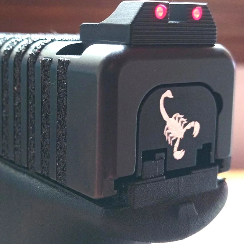 Задняя крышка модели для Glock Gen 1 2 3 4 подходит всех моделей 9 мм 10 мм. 357 .40 .45 за