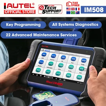 Autel MaxiIM IM508 OBD2 scania Car Diagnostic Auto Scanner Engine Tool ECU XP200 Key Programming professional automotive scanner 1