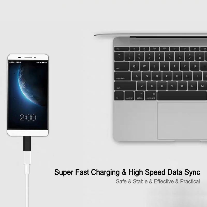 VOXLINK Micro To Type-c usb Adapter Alloy Case Android Micro USB Connector Type C For Sumsung Huawei For Xiaomi phone Adaptors
