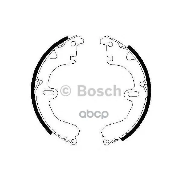 Колодки Тормозные Барабанные Bosch арт. 0986487203