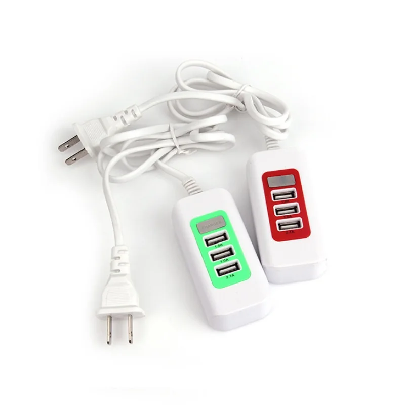 Универсальное зарядное устройство ЕС США Plug смарт розетка удлинитель 3USB быстрый
