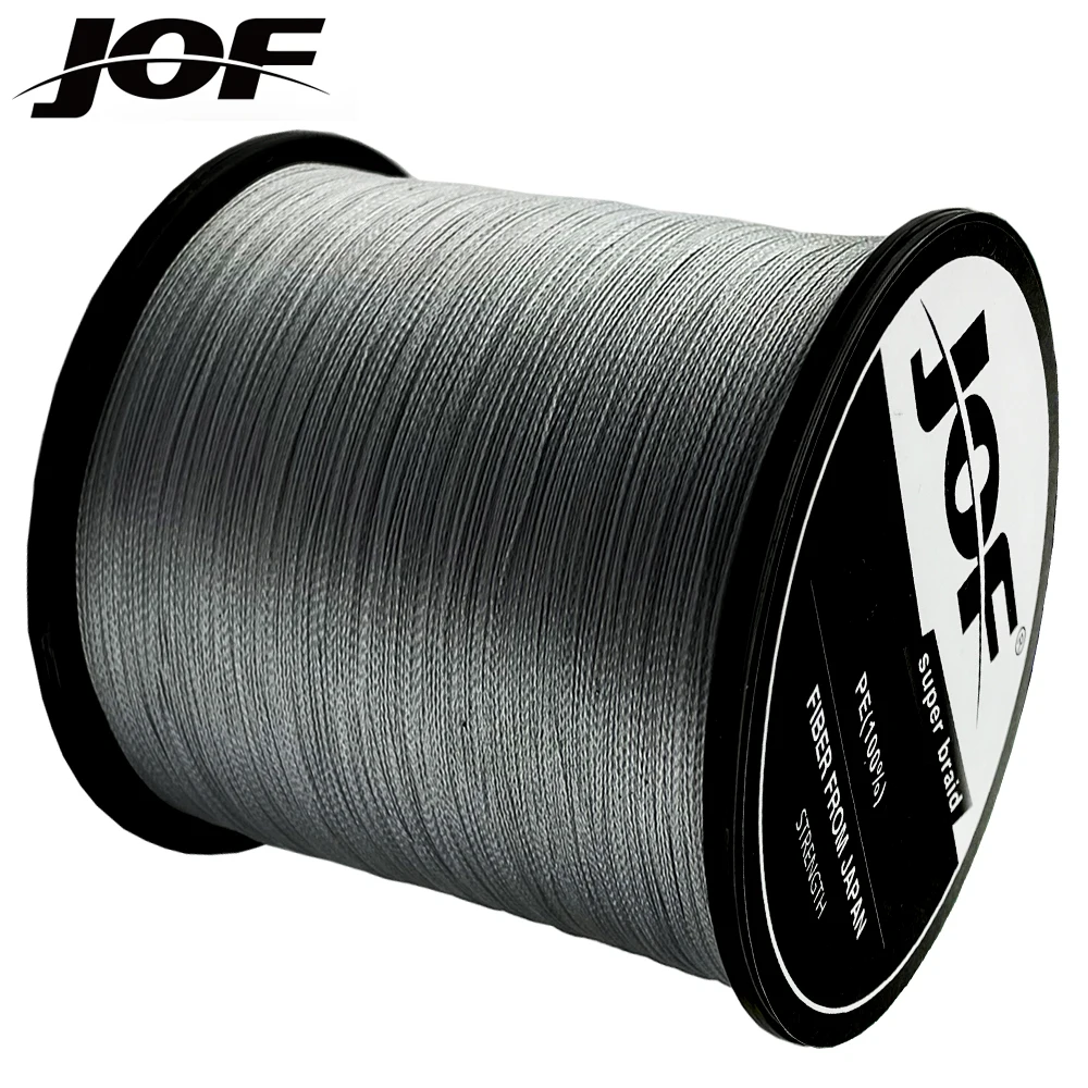 

JOF 1000M 500M 300M 4 Strands Braided Fishing Line Multifilament 100% PE Japanese technology Super strong Fly Fishing Line