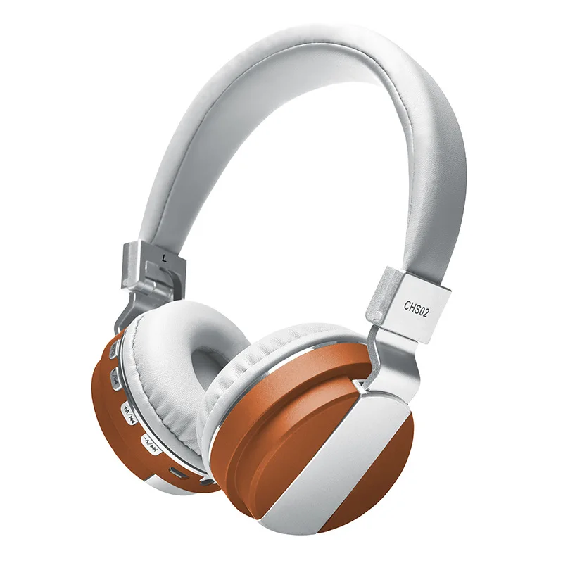 Gold Color bluetooth headphone Hi-Fi Stereo music headset support FM SD card with mic for mobile xiaomi iphone sumsamg tablet |