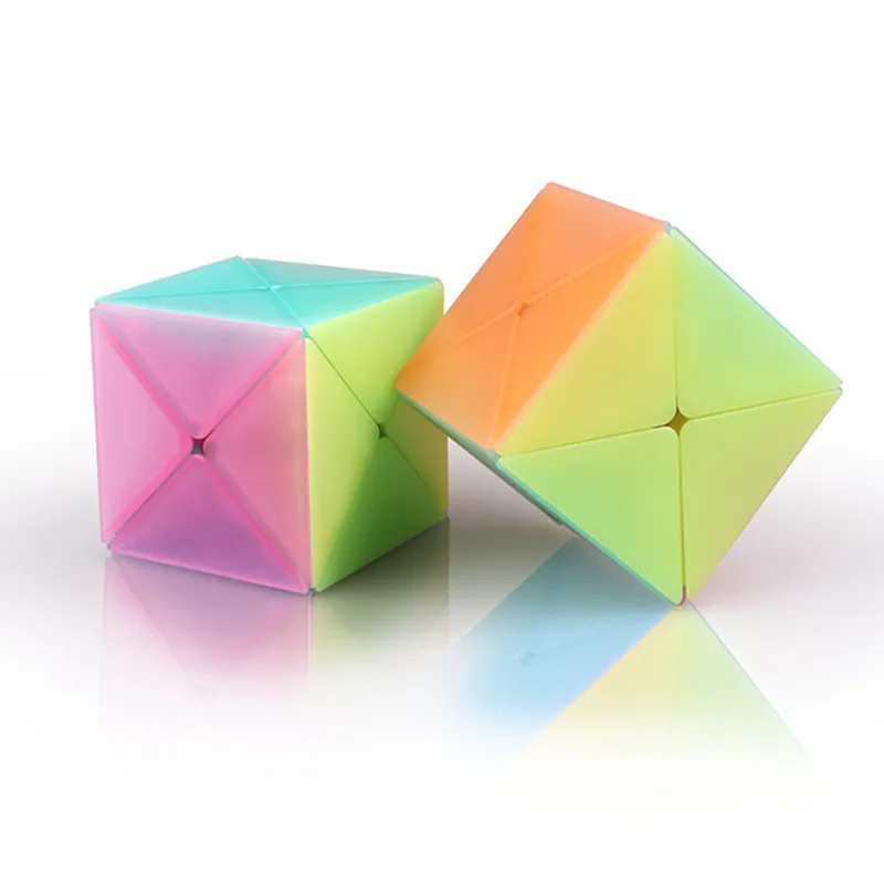 Qiyi X 2x2 магический куб X форма кубик mofangge головоломка обучения Skew Cubo Magico игрушки для детей