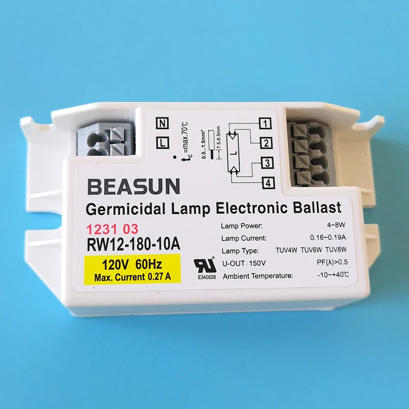 RW12-180-10A 120V UV Ballast 4