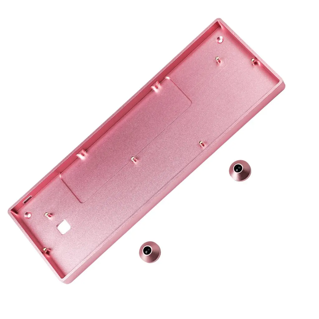 minila anodização cnc alu caso para teclado mecânico compatível poker