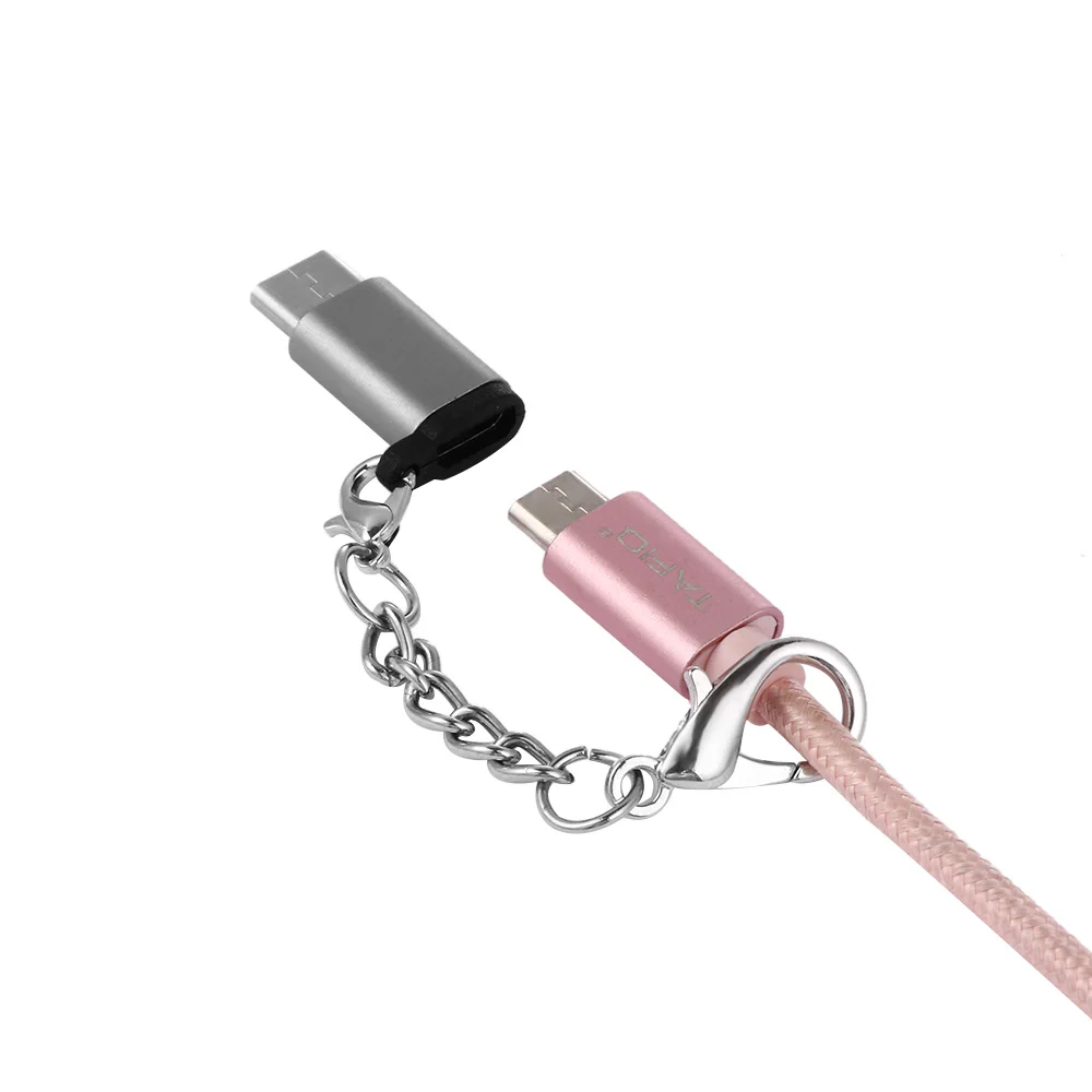 1 шт. type C OTG адаптер Micro USB Женский USB-C Мужской USB 3,1 конвертер адаптер для Android huawei шнур для связки ключей аксессуары для телефонов