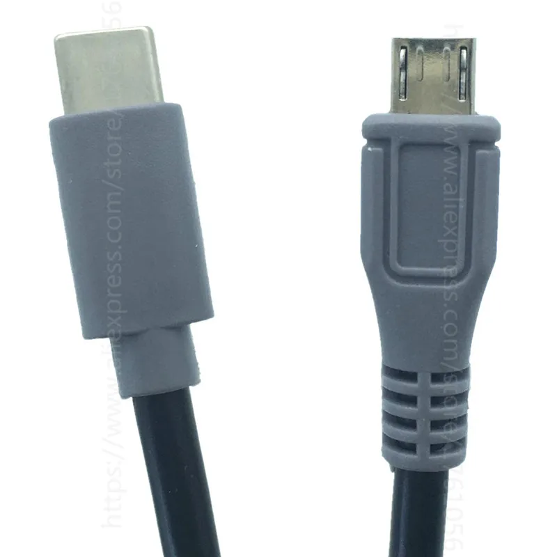 USB 3,1 type C штекер для Micro USB 5 Pin B штекер OTG конвертер ведущий переходник Кабель для передачи данных для мобильного Macbook 25 см/1 м